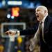 Penn State Head Coach Patrick Chambers screams from the bench on Sunday, Feb. 17. Daniel Brenner I AnnArbor.com